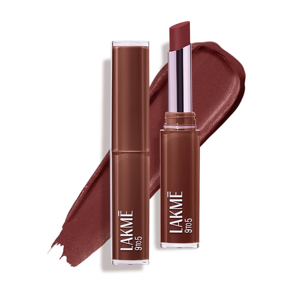 Lakme 9to5 Lip Tattoo Matte Slim Stick, Sangria Weekend, 2g, for Intense Color and Full Coverage, with Bakuchiol and Vitamin E, Smudgeproof and Waterproof, Long-Lasting Lipstick for Women thumbnail