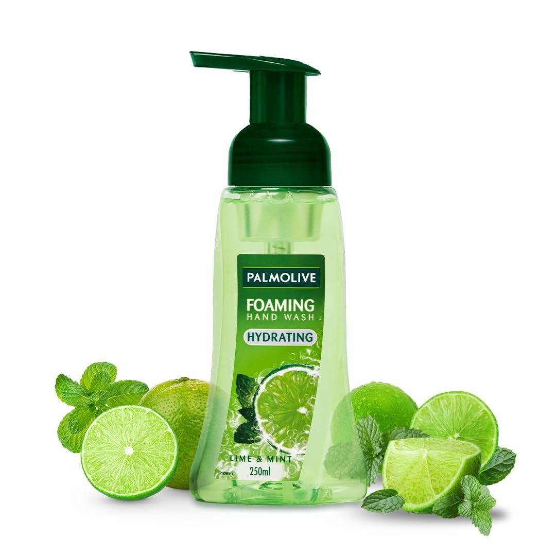 Palmolive Hydrating Foaming Lime & Mint Liquid Hand Wash, 250ml Dispenser Bottle, Removes Germs, Refreshing Fragrance thumbnail