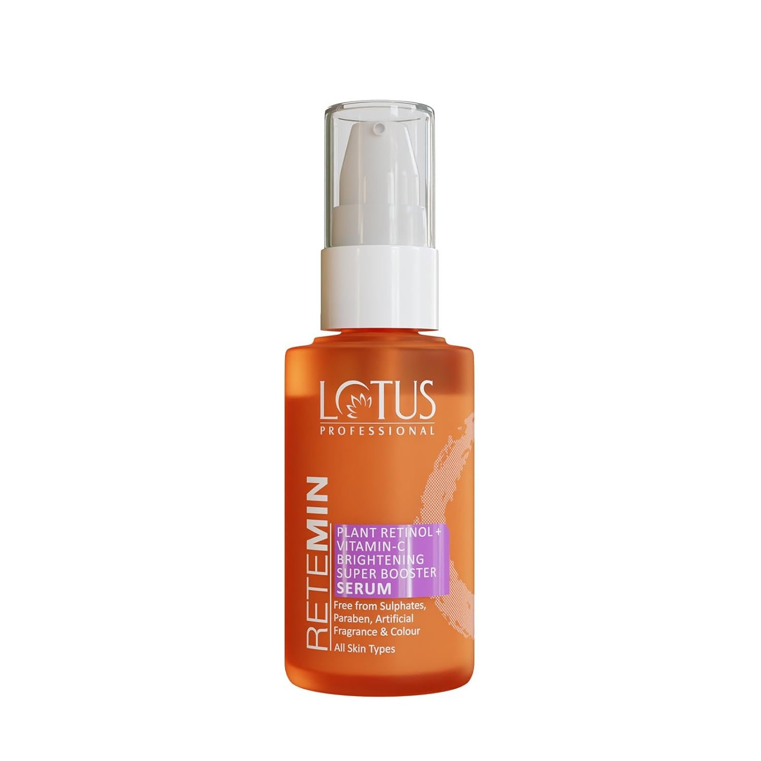 Lotus Professional Retemin Plant Retinol + Vitamin C Brightening Super Booster Face Serum 30ml
