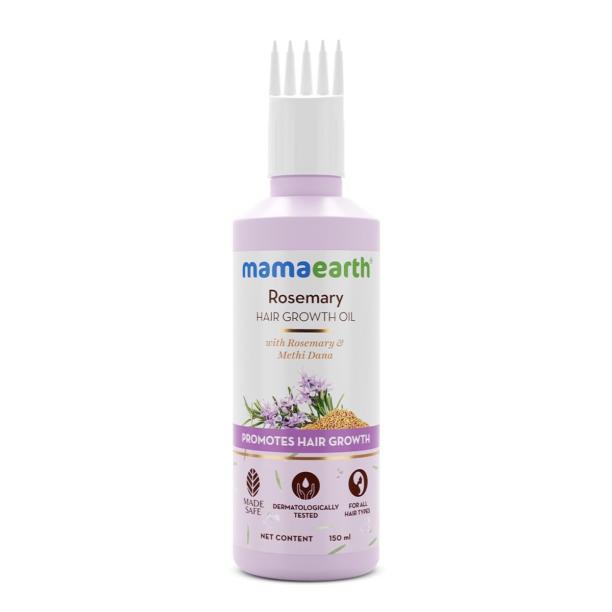 Mamaearth Rosemary Hair Growth Oil with Rosemary & Methi Dana for Promoting Hair Growth - 150 ml