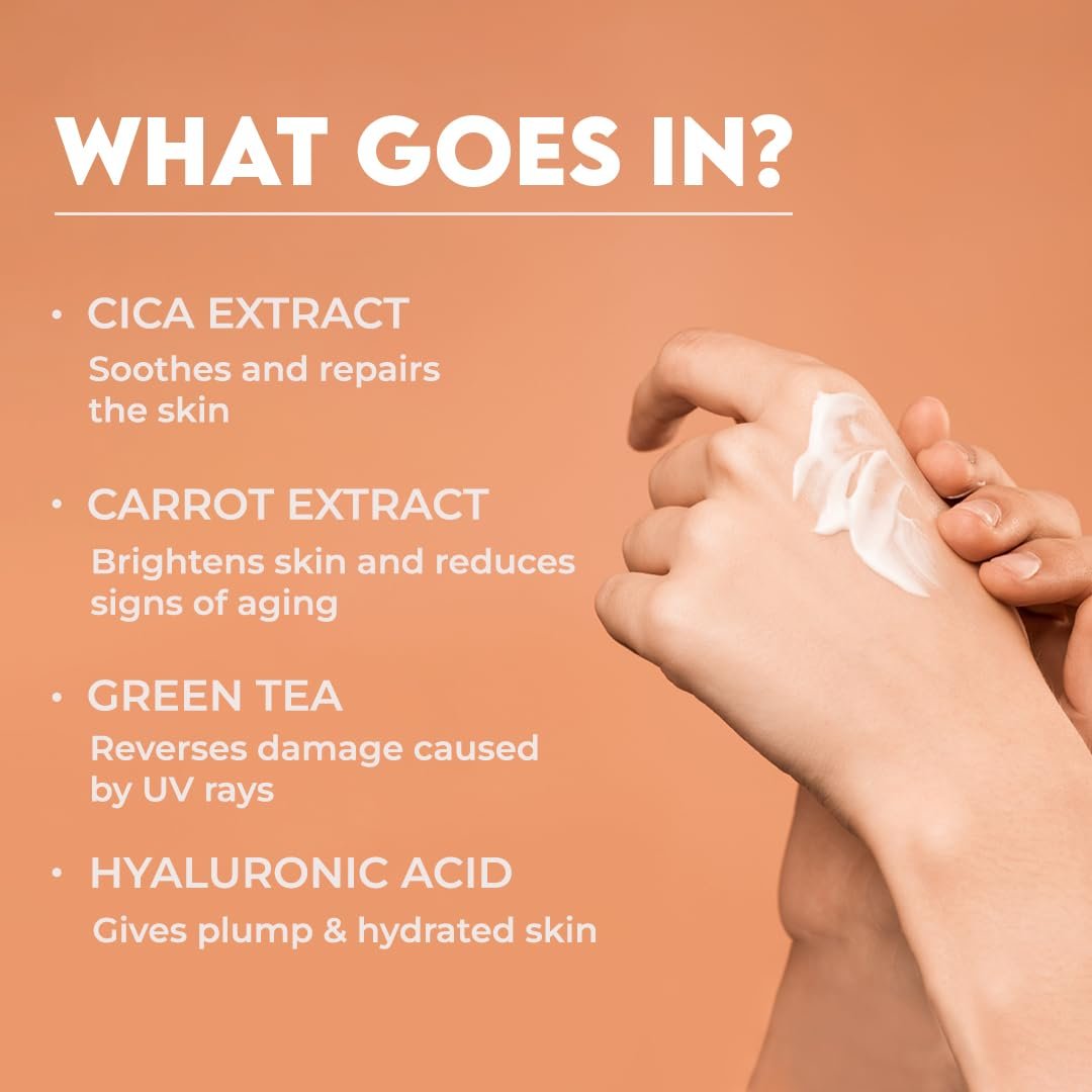 Jovees Herbal Sun Aqua Gel Sunscreen SPF 50 PA+++ | Lightweight, Water-Like Texture | 1% Hyaluronic Acid | Non-Greasy, No White Cast | Perfect for Oily & Combination Skin | 50g thumbnail