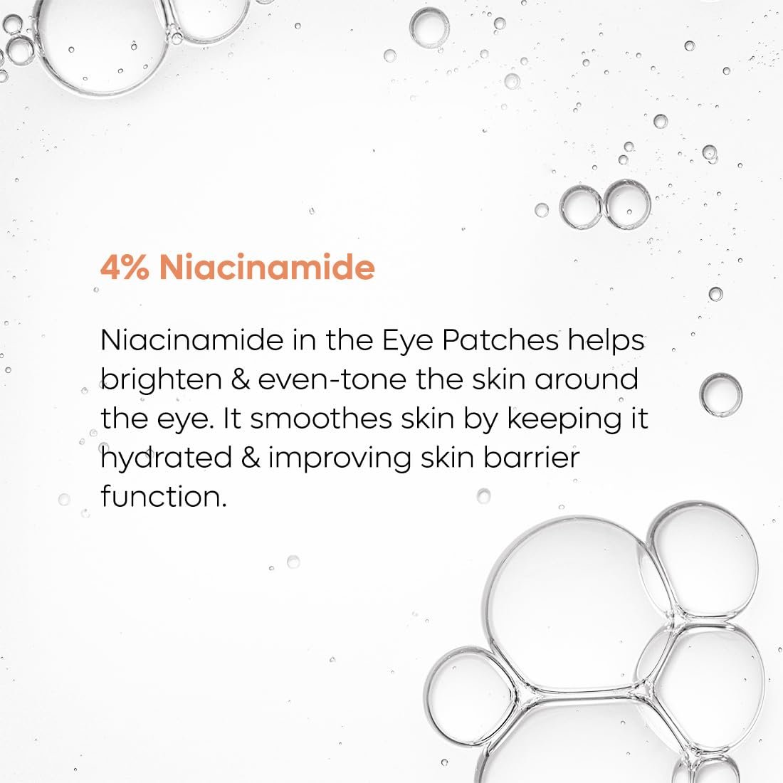 mCaffeine Cooling Under Eye Serum Patch for Brightness | Reduces Pigmentation with 4% Niacinamide & Kombucha Tea | Under Eye Patch Mask | thumbnail