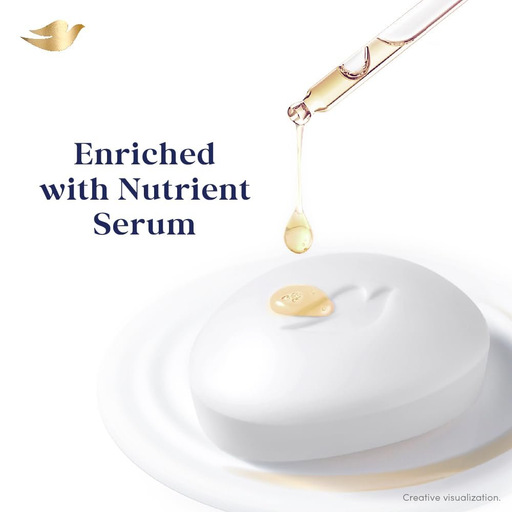 Dove Serum Bar with Nutrient Serum – 375g (125g × 3) | Deep Nourishment for Soft, Smooth & Beautifully Cared-for Skin thumbnail