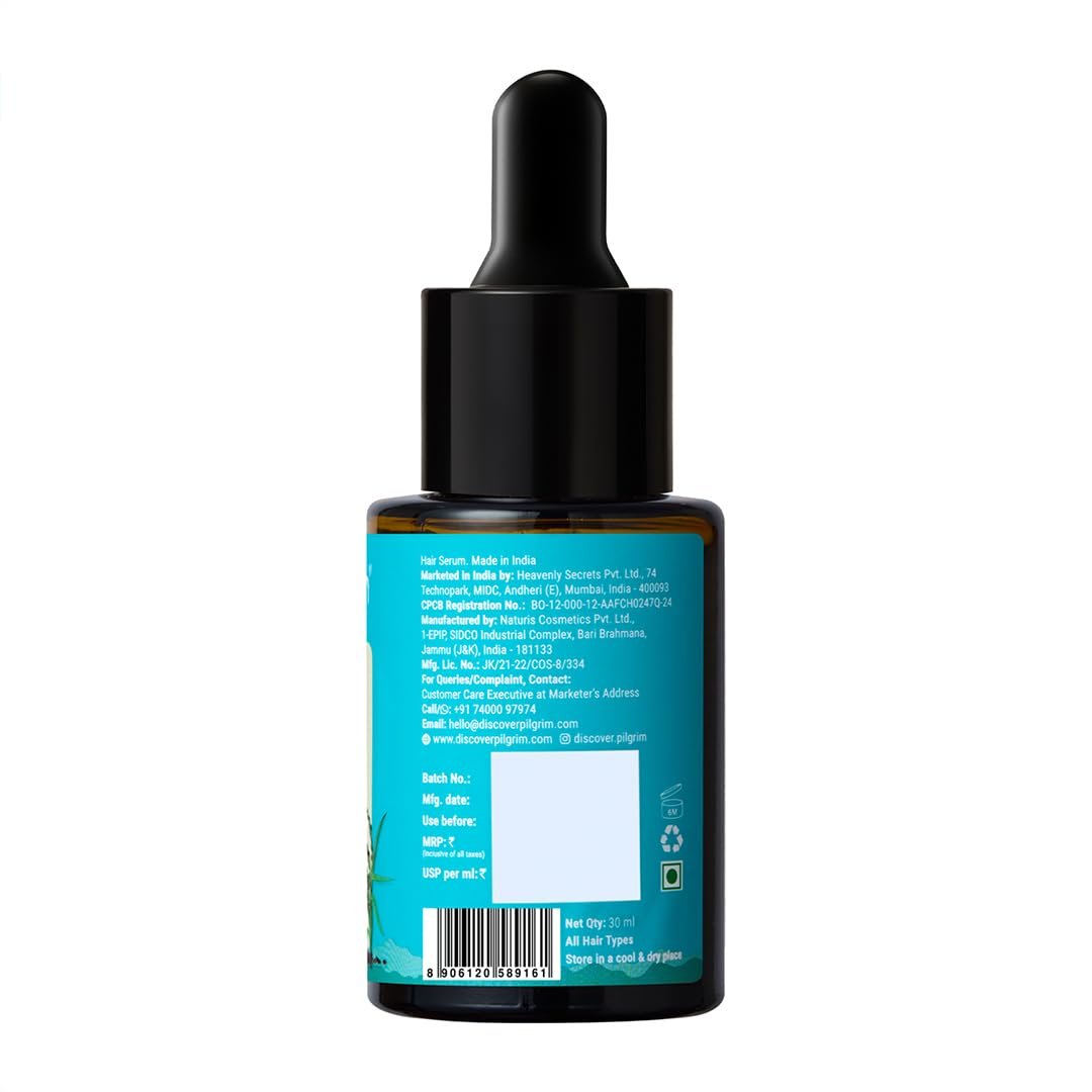 Pilgrim Advanced Hair Growth Serum with 3% Redensyl & 4% AnaGain -30ml New Hair Growth in 28 Days, Korean Black Rice, Rosemary, Reduce Hair Fall, Hair Regrowth, Increase Hair Density, Thicke thumbnail