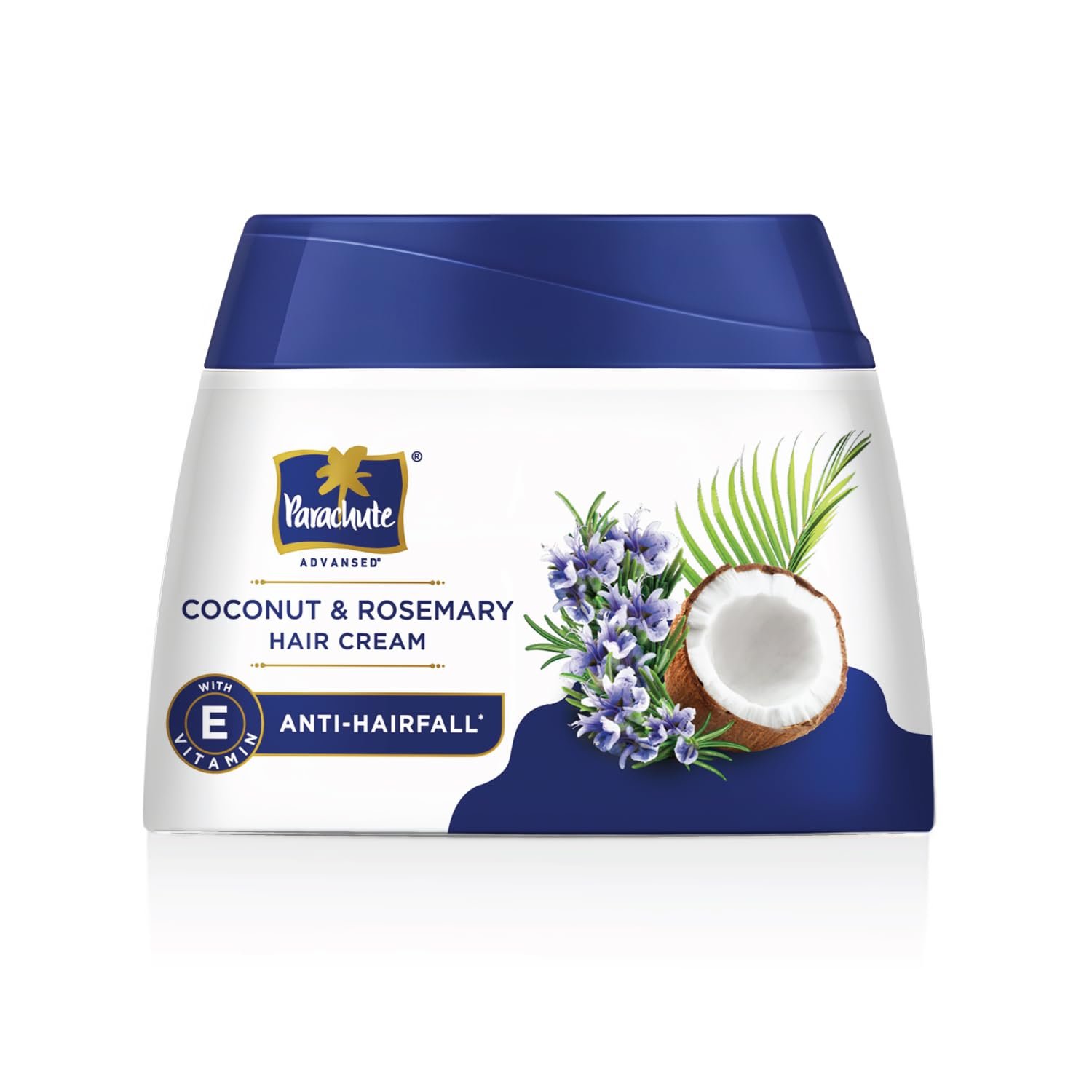 Parachute Advanced Coconut & Rosemary Hair Cream 210ml | Anti – HairFall | 10X Breakage Reduction | 2X Smoother, Softer | For Men & Women thumbnail