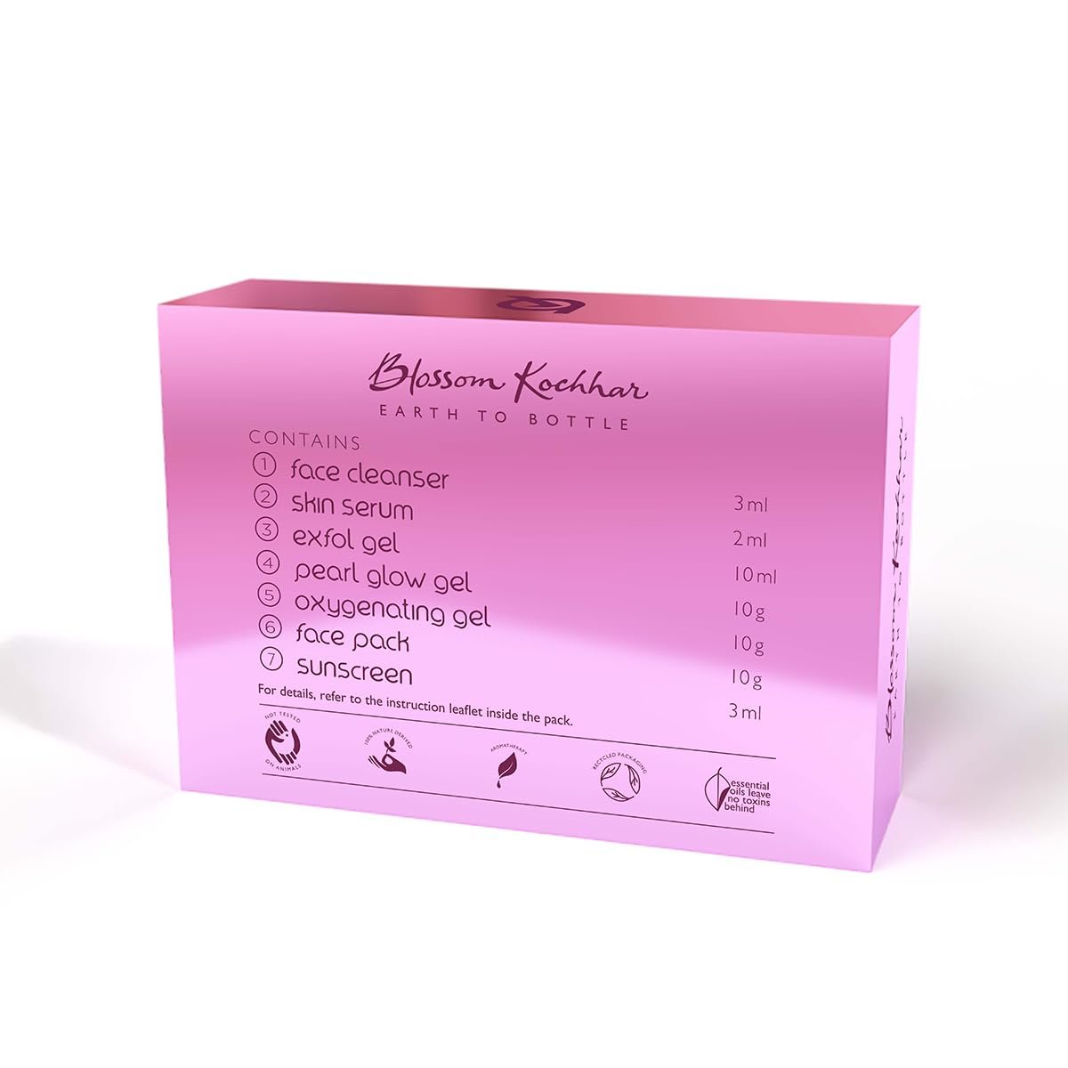 Aroma Magic 7 step Pearl Facial Kit| Anti-Acne, Detox & Lighten blemishes| Pearl Bhasma, Seaweed Extracts| Oily & Acne Prone Skin| Single Use| Pack of 1 (30g + 18ml) thumbnail