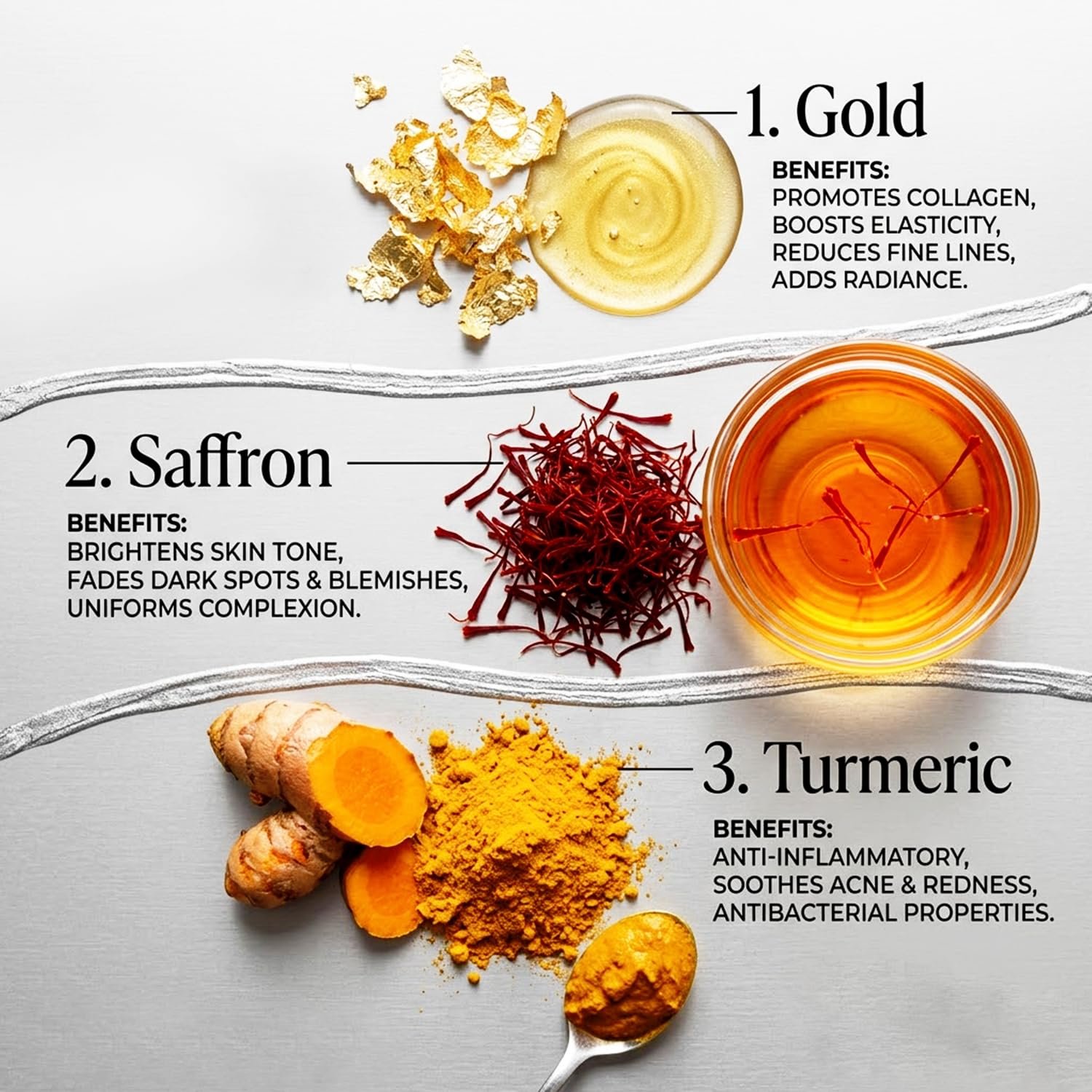 NutriGlow Gold Kesar Facial Kit For Glowing Skin And Tan Removal — 6-Step Bridal Glow Facial thumbnail