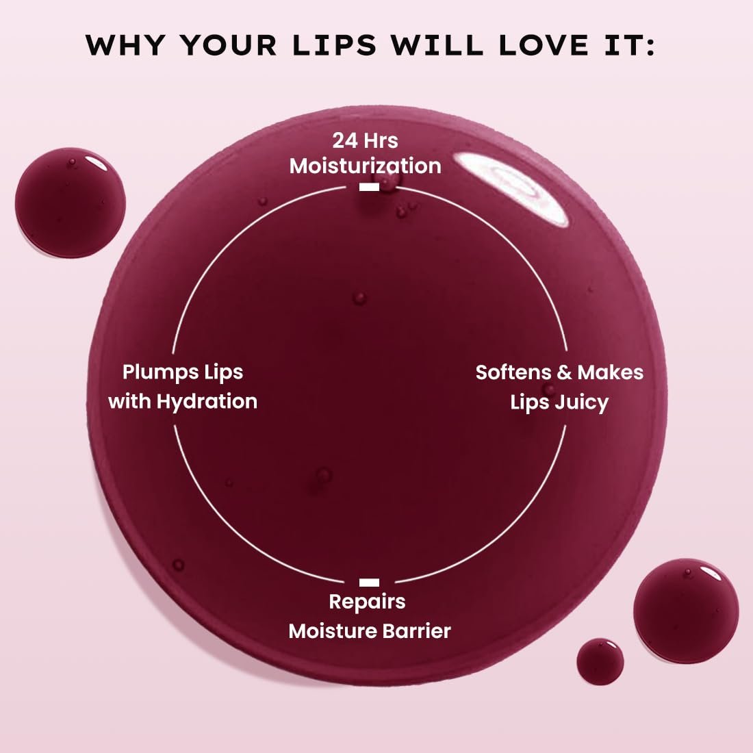 Hyphen Tinted Lip Balm | Brightens & Reduces Dark Lips & Pigmentation | 1% Vitamin E, Peptide & 2% Squalane | Winter Lip Care | Orchid (Mauve Shade)- 10g thumbnail