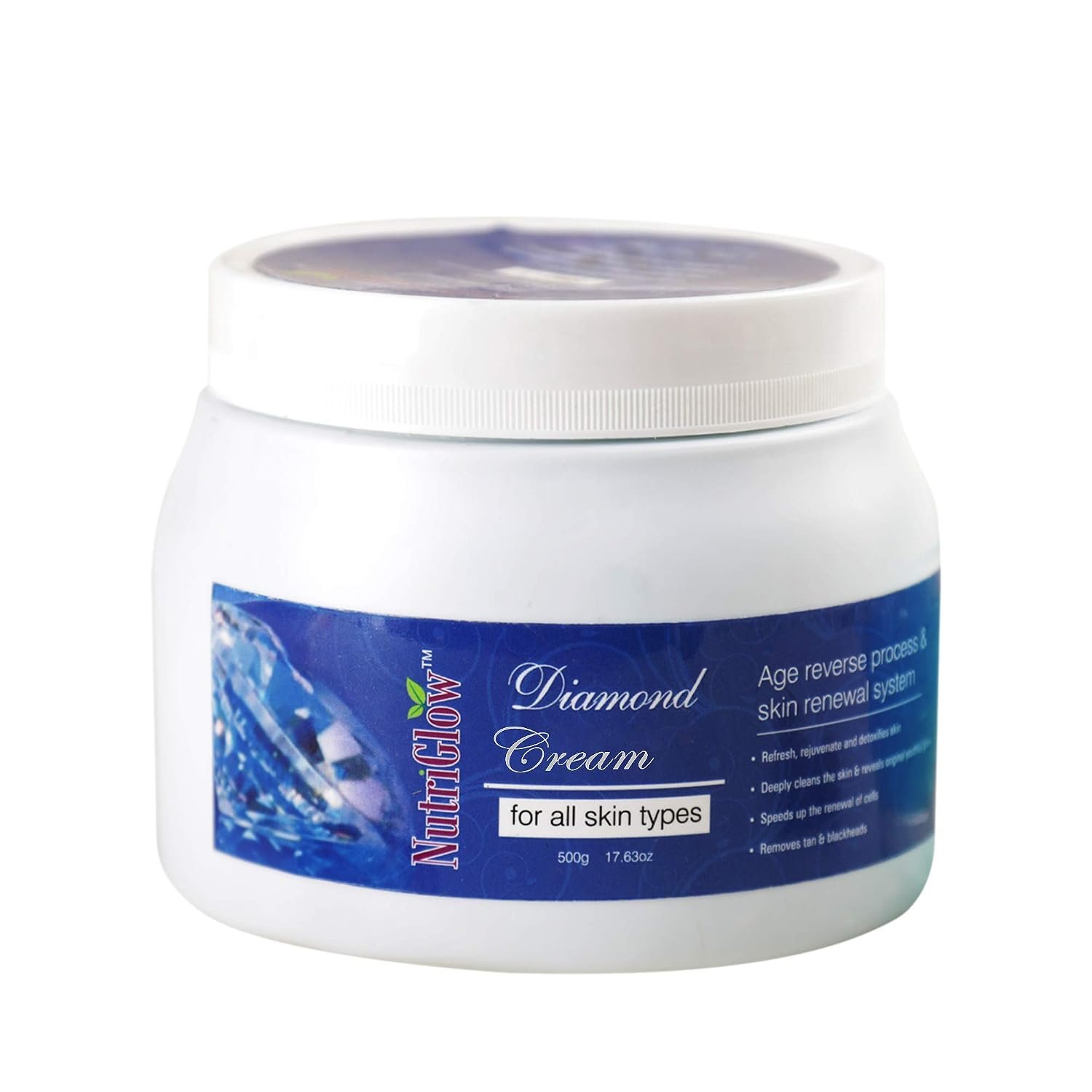 NutriGlow Diamond Massage Cream With Vitamin E  500g