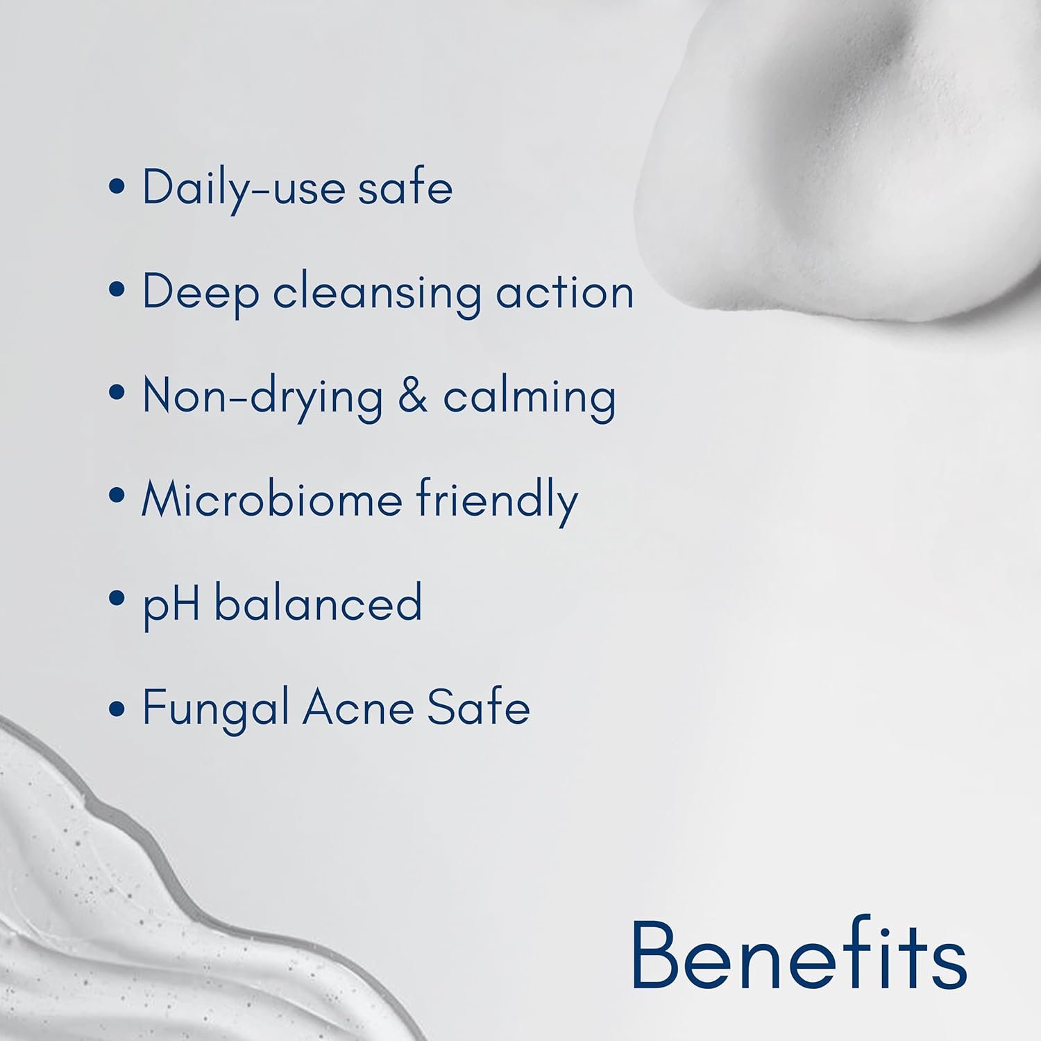 Becalm Daily Salicylic Acid Face Wash for Oily & Acne Prone Skin | Airy face wash for Men & Women | Soap & Sulphate free | Microbiome friendly | With Quaternium - 73 & Prebiotic | No fragran thumbnail