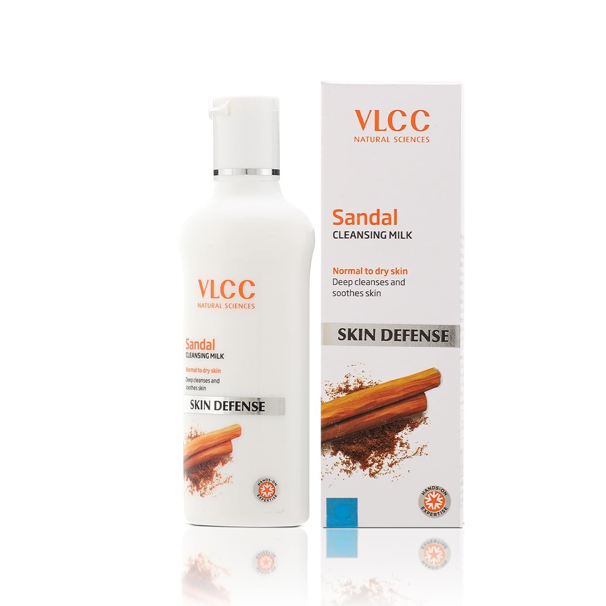 VLCC Sandal Cleansing Milk - 100ml - Deep Cleanses & Soothes Skin. With Sandal, Ashwagandha, Fenugreek & Indian Berberry Extracts, Almond and Olive Oils. thumbnail