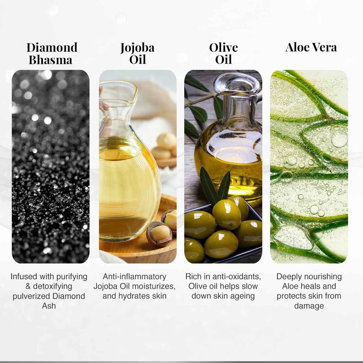 VLCC Diamond Facial Kit - 60g | Purifying with Parlour Glow | Improves Elasticity, Brightens and Helps Lighten Patchy, Damaged Skin thumbnail