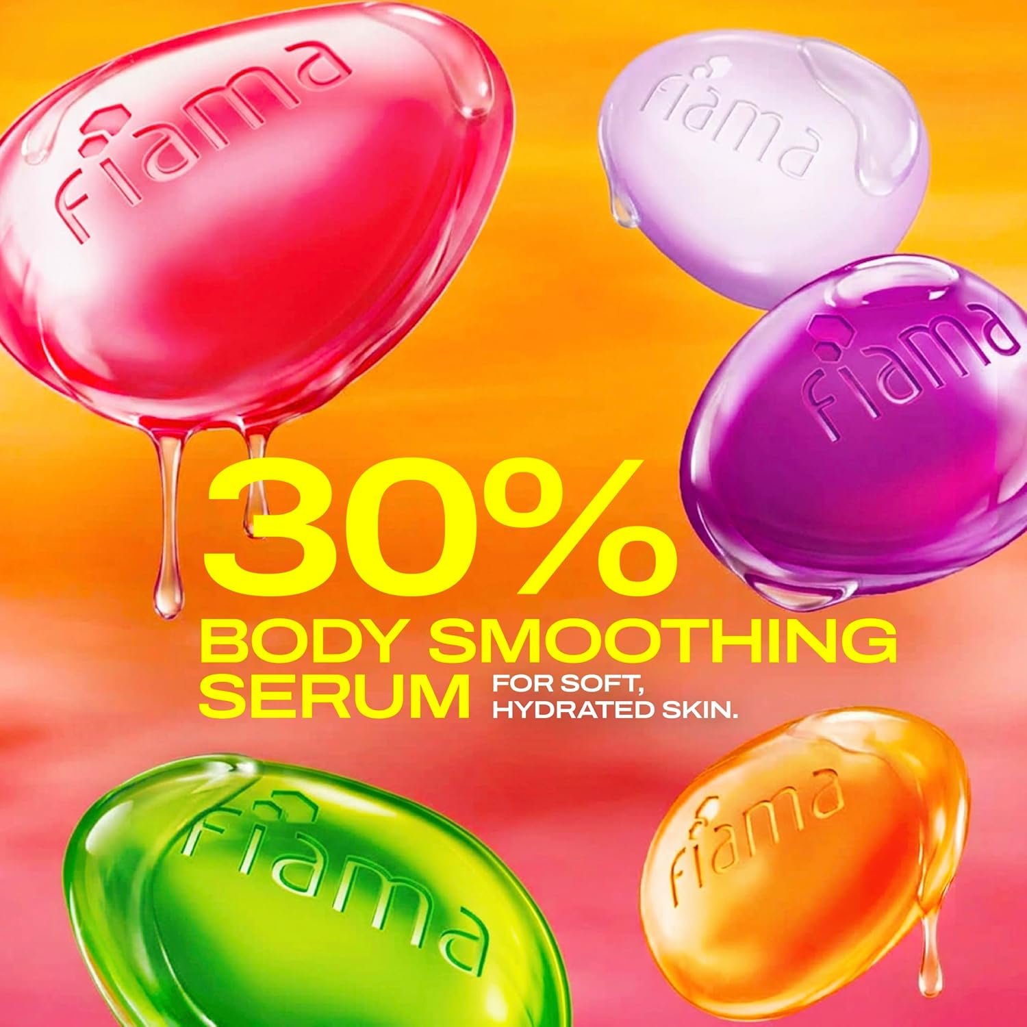 Fiama Gel Bar Celebration Pack 625g (125g Pack of 5) | 5 Unique Variants | Moisturised Skin with 30% Smoothing Body Serum | Gift Set for Women & Men | All Skin Types thumbnail