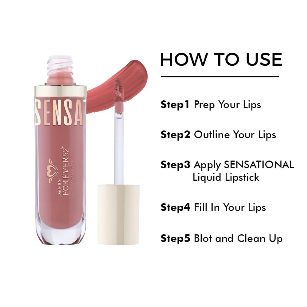 Daily Life Forever52 Sensational Lip | Matte Liquid Lipstick -No Cliche - 011 thumbnail