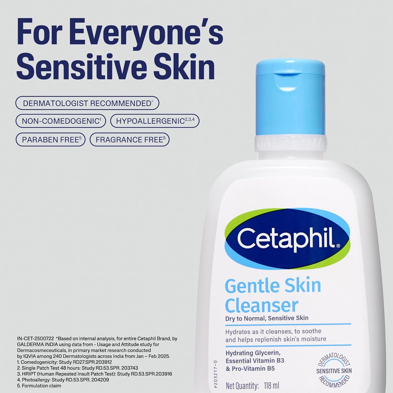 Cetaphil Gentle Skin Hydrating Face Wash 118ml, Paraben Free, Sulphate-Free Gentle Skin Hydrating Cleanser. thumbnail