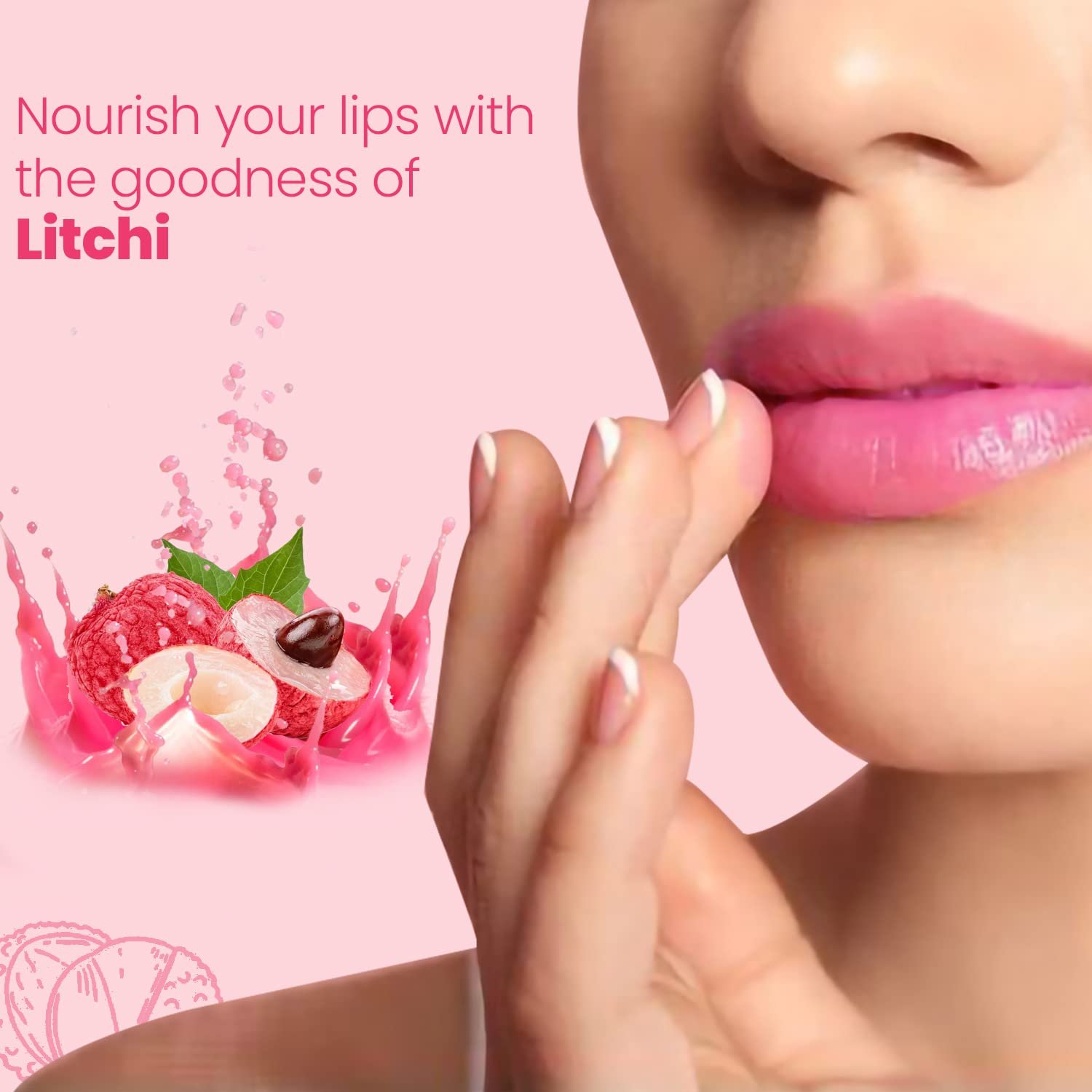 Himalaya Litchi Shine Lip Balm | 4.5gm|100 % Natural Colour | Naturally glossy | Younger Lips | Natural Vitamin E thumbnail