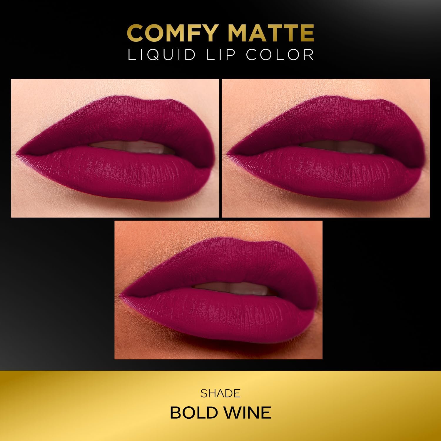 FACES CANADA Comfy Matte Liquid Lipstick - Bold Wine 35, 3.8 ml | Comfortable 10HR Longstay | Intense Matte Color | Almond Oil & Vitamin E Infused | Super Smooth | No Dryness | No Alcohol thumbnail