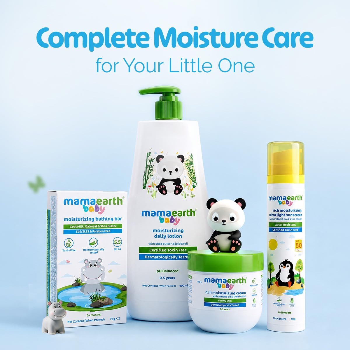 Mamaearth Moisturizing Bathing Bar For Babies - 75 g thumbnail
