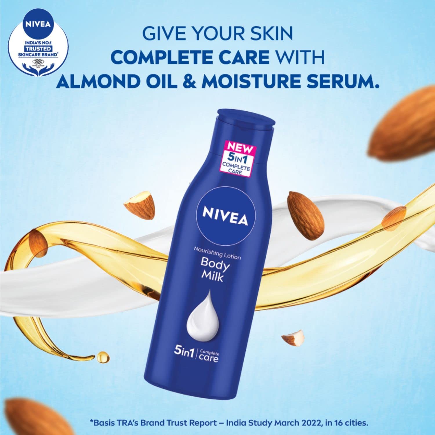 NIVEA Nourishing Body Milk 120ml (Pack of 2) thumbnail