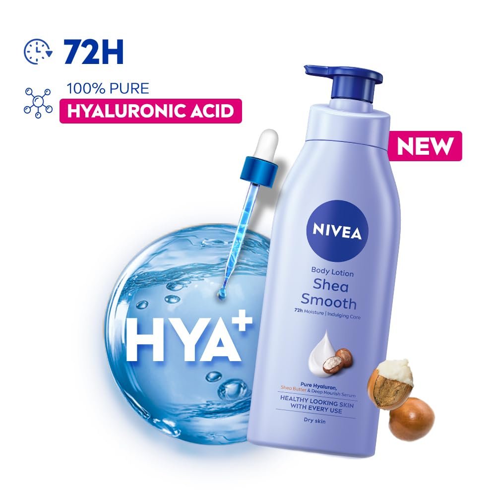 NIVEA Shea Smooth Body Lotion | 72 H Moisturization | 400ml thumbnail