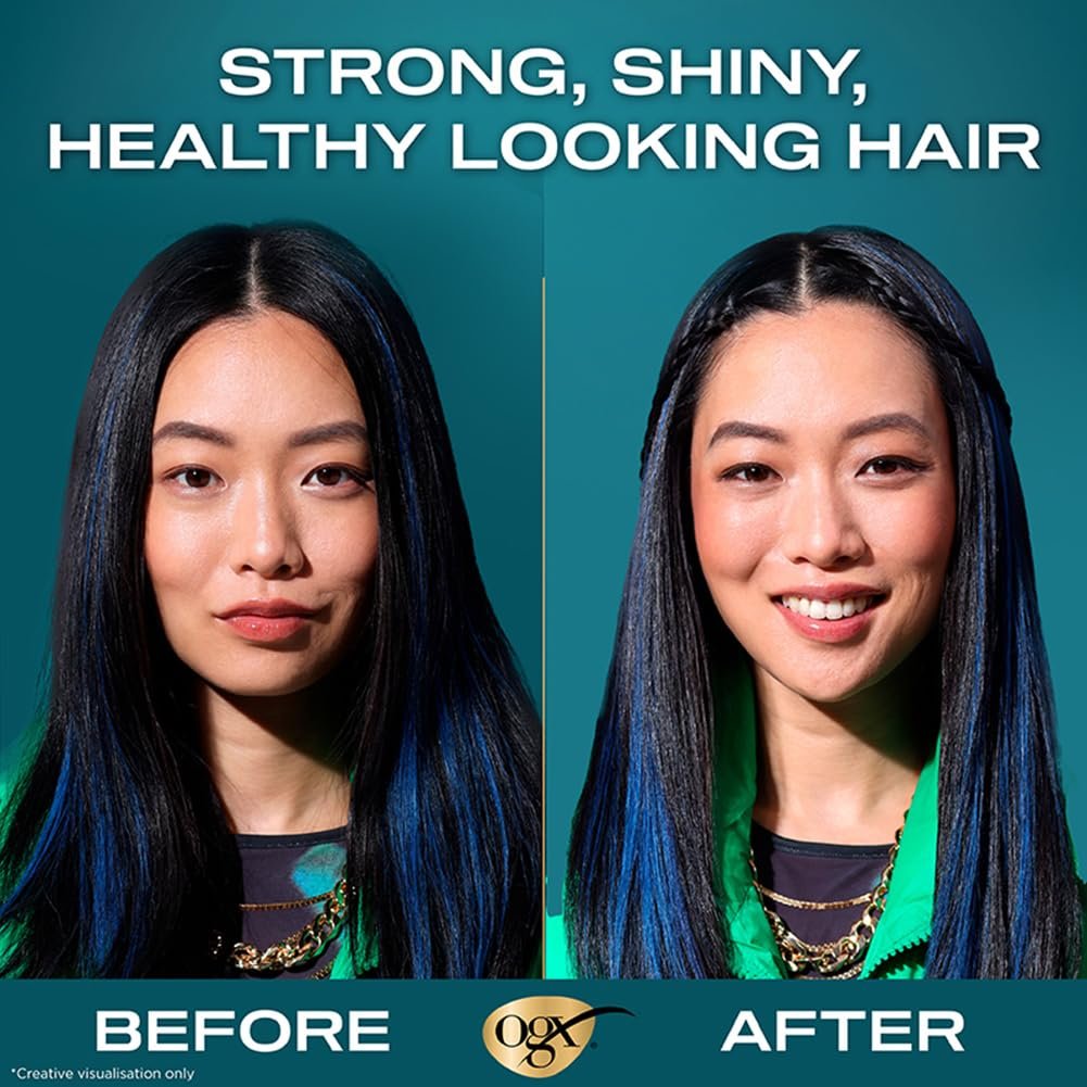 OGX Renewing + Argan Oil of Morocco Hydrating Growth Hair Conditioner to Help Moisturize, Soften & Strengthen Hair | Cold Pressed Argan oil with vitamin E  88.7ml thumbnail