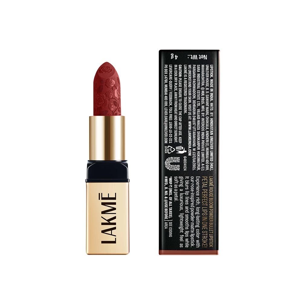 LAKMÉ Rouge Bloom Powder Matte Bullet Brick Bloom 210-4gm thumbnail