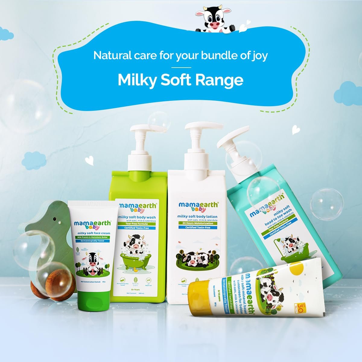 Mamaearth Milky Soft Head to Toe Wash 400ml thumbnail