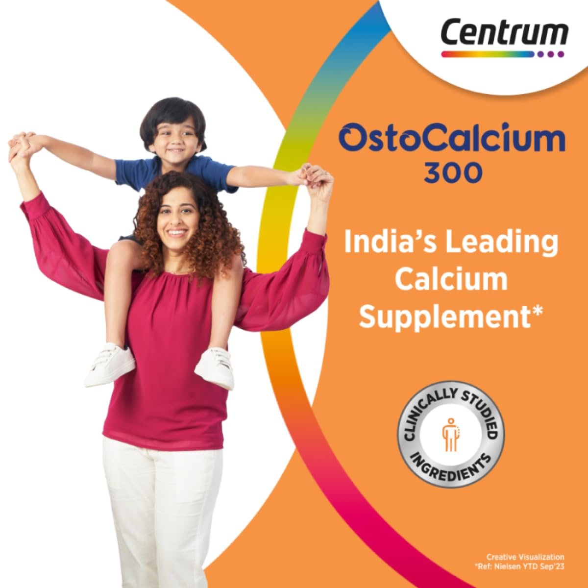 Centrum OstoCalcium Kids 300 Suspension | Vit D & Calcium to support Growth, Strong Bones & Teeth |200ml, Liquid thumbnail