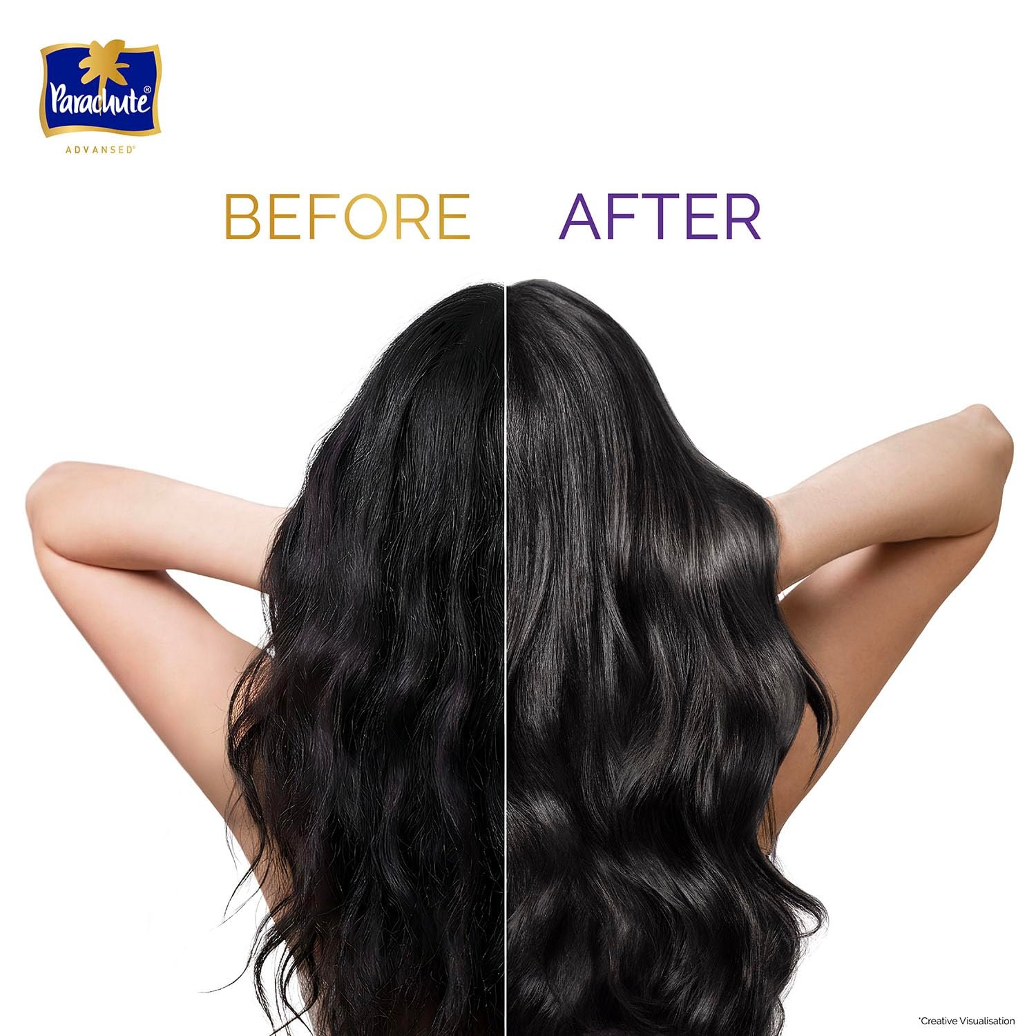 Parachute Advansed Protein Shampoo with Coconut Milk & Rosemary | Paraben free | For Men & Women | 170ml thumbnail