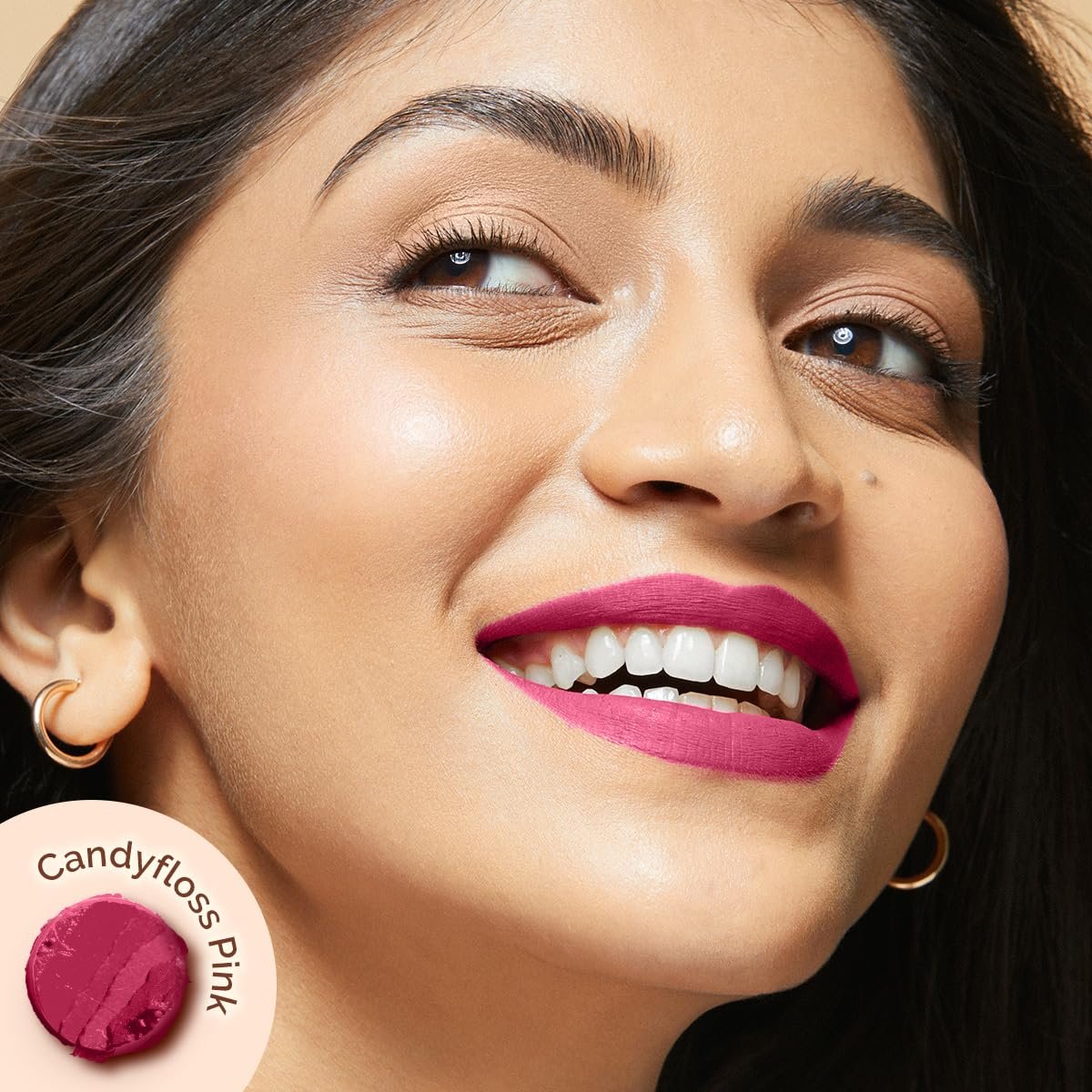 Mamaearth Moisture Matte Longstay Lipstick With Avocado Oil & Vitamin E For 12 Hour Long Stay-03 Candyfloss Pink - 2 G thumbnail