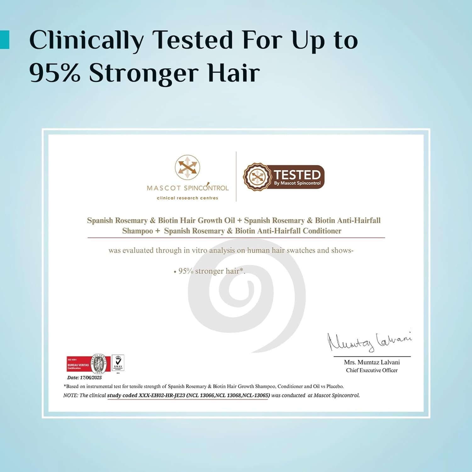 Pilgrim Spanish Rosemary & Biotin Anti Hairfall Conditioner for Reducing Hair Loss & Breakage | Upto 95% stronger hairs | Suitable for all hair types | For Men & Women 180ml thumbnail