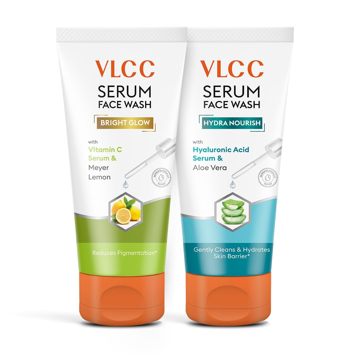 VLCC Vitamin C & Meyer Lemon Serum Facewash - 150 ml to Reduce Pigmentation & Brighten for AM | with Free Hyaluronic Acid & Aloe Vera Serum Facewash - 150 ml thumbnail