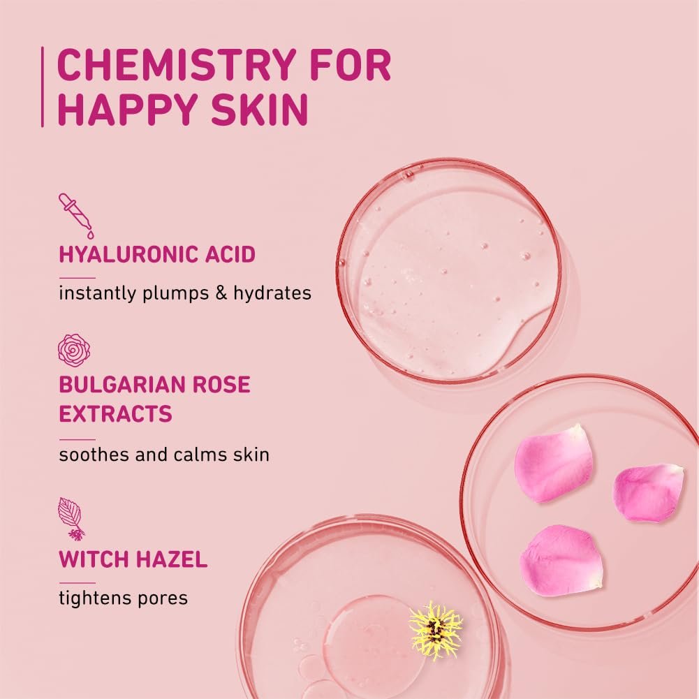 Plum Bulgarian Valley Rose Water Face Toner | for Oily Acne Prone Dry Combination Skin | Women & Men | 100ml thumbnail