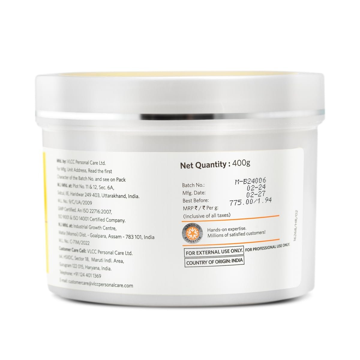 VLCC Specifix PROFESSIONAL Skin Brightening De-Tan Face Pack - 400g | With Glycolic Acid, Niacinamide, and Kojic Dipalmitate thumbnail