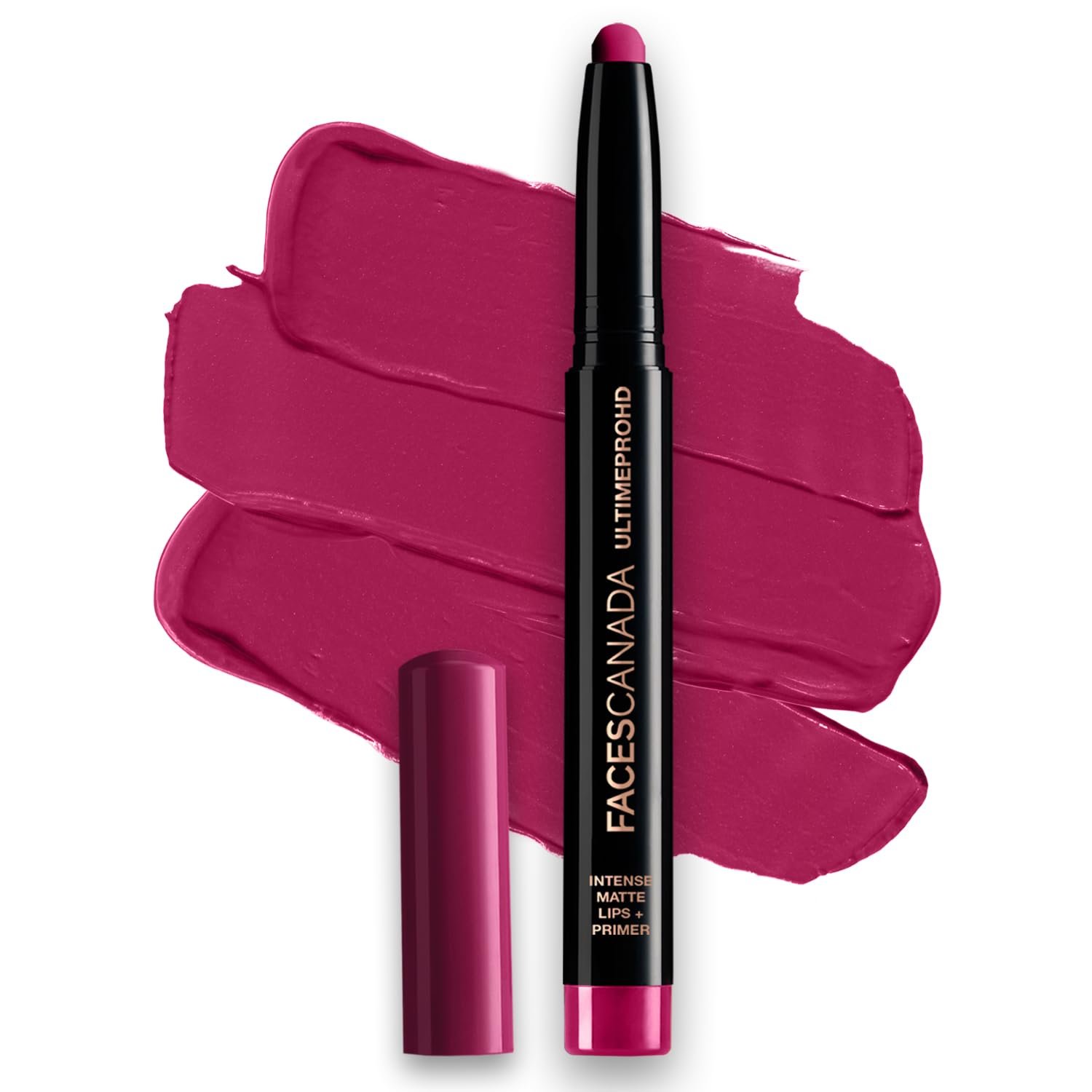 FACES CANADA Ultime Pro HD Intense Matte Lipstick + Primer - Chestnut (Red), 1.4g | 9HR Long Stay | Flawless HD Matte Finish | Intense Color | Lightweight | Smooth Glide | Primer Infused thumbnail