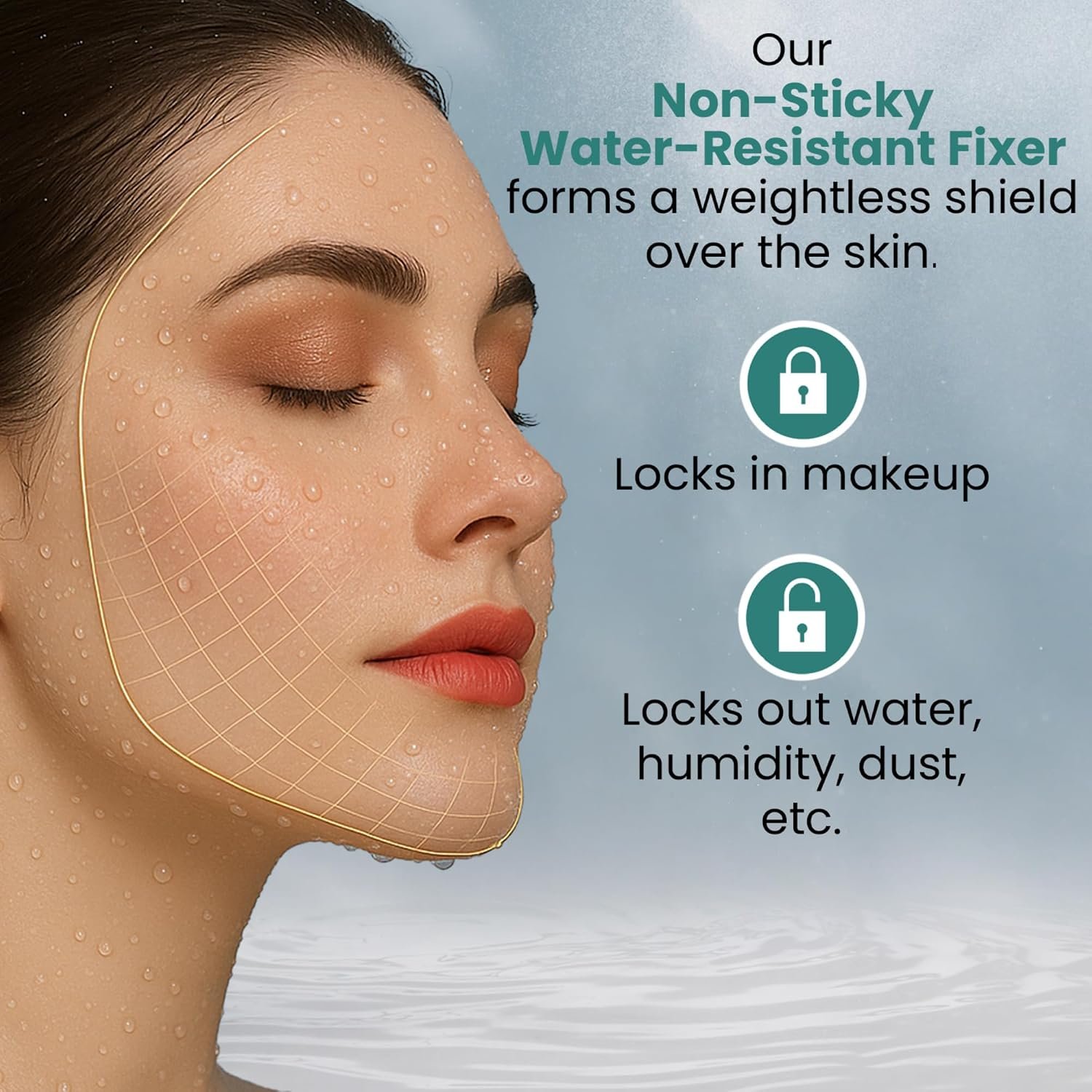 FACES CANADA Ultime Pro Makeup Fixer, 100 ml | Long Lasting Makeup Setting Spray | Hyaluronic Acid & Vitamin E Enriched | No Alcohol thumbnail