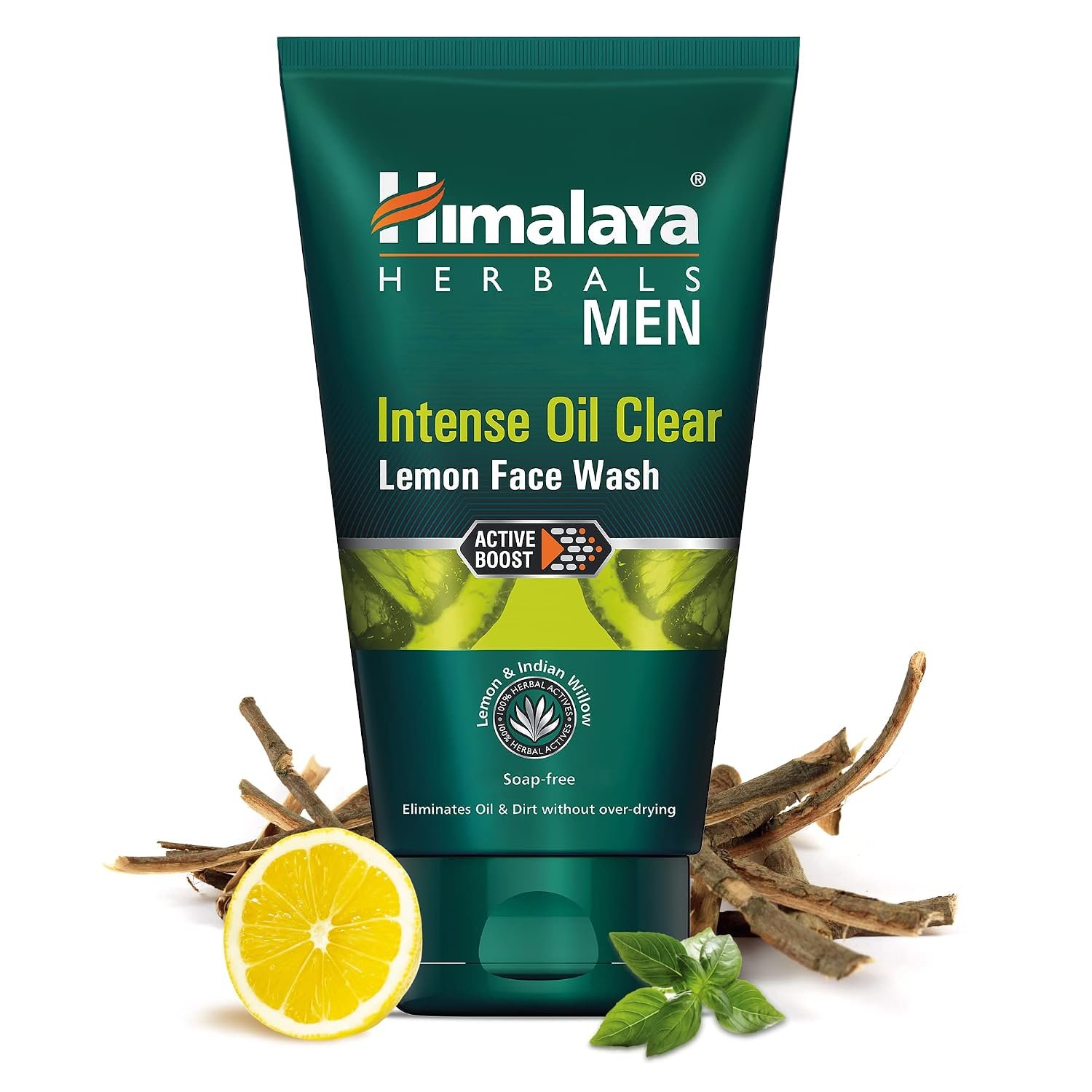 Himalaya Men Intense Oil Clear Lemon Face Wash – Deep Cleansing & Oil Control Facial Cleanser for Fresh, Clear-Looking Skin, 100ml
