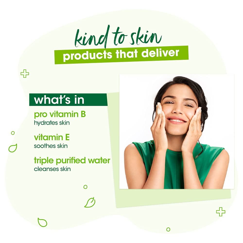 Simple Kind to Skin Refreshing Facial Wash| For all Skin Types| No Soap| No Perfume| No Harsh Chemicals & Parabens| Tested on Sensitive Skin, 50 ml thumbnail