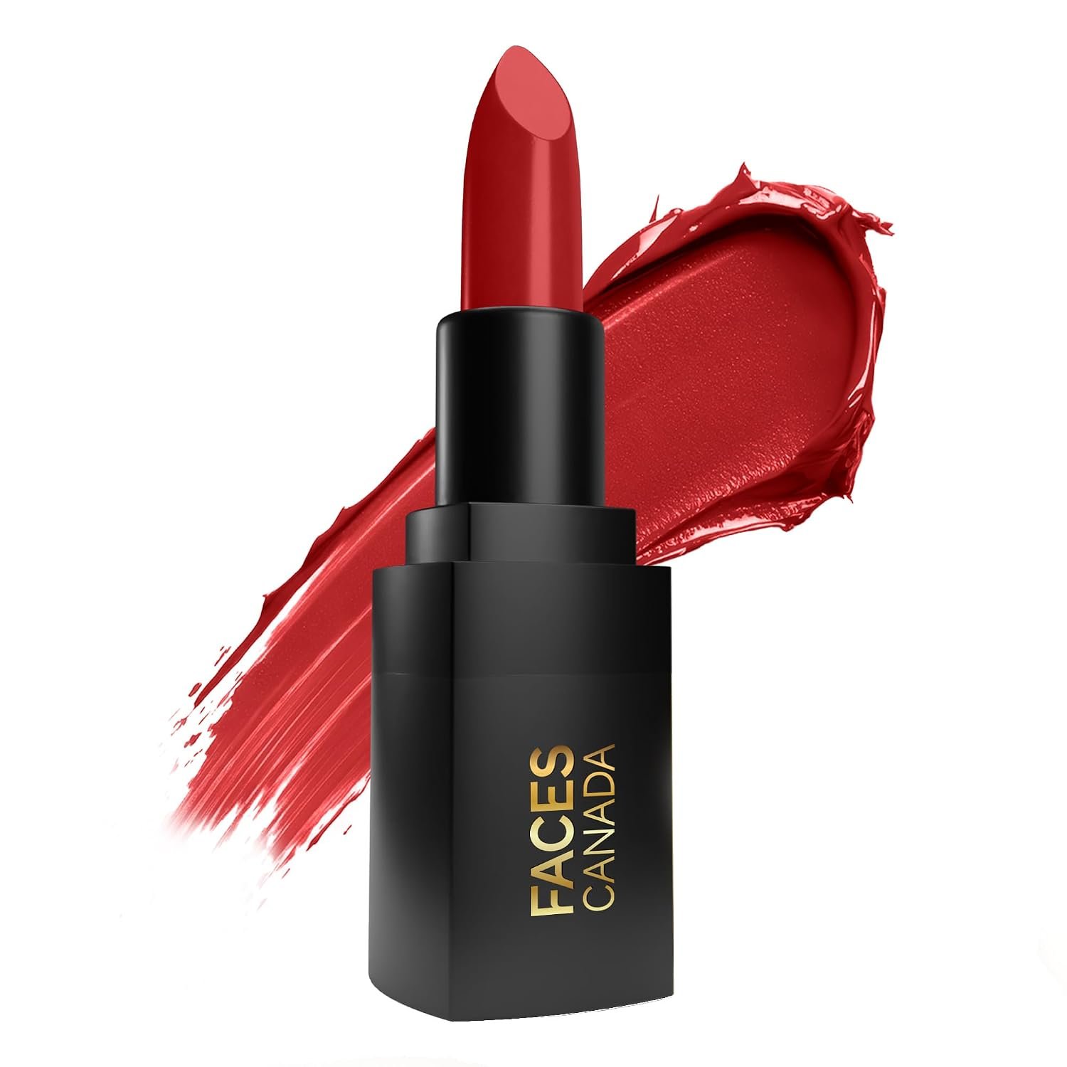 FACES CANADA Comfy Matte Wow Bullet Lipstick - Red Velvet Rush (Red) 4.2g | Smooth Matte Finish | Highly Pigmented | Long Lasting | Super Hydrating | Glides Effortlessly thumbnail
