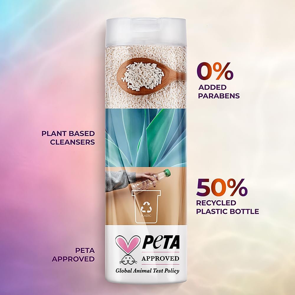 Sunsilk Argan Oil & Rosemary Frizz Smooth Oil Blends Shampoo | for Frizzy Hair | with No Added Parabens | 370 ML thumbnail
