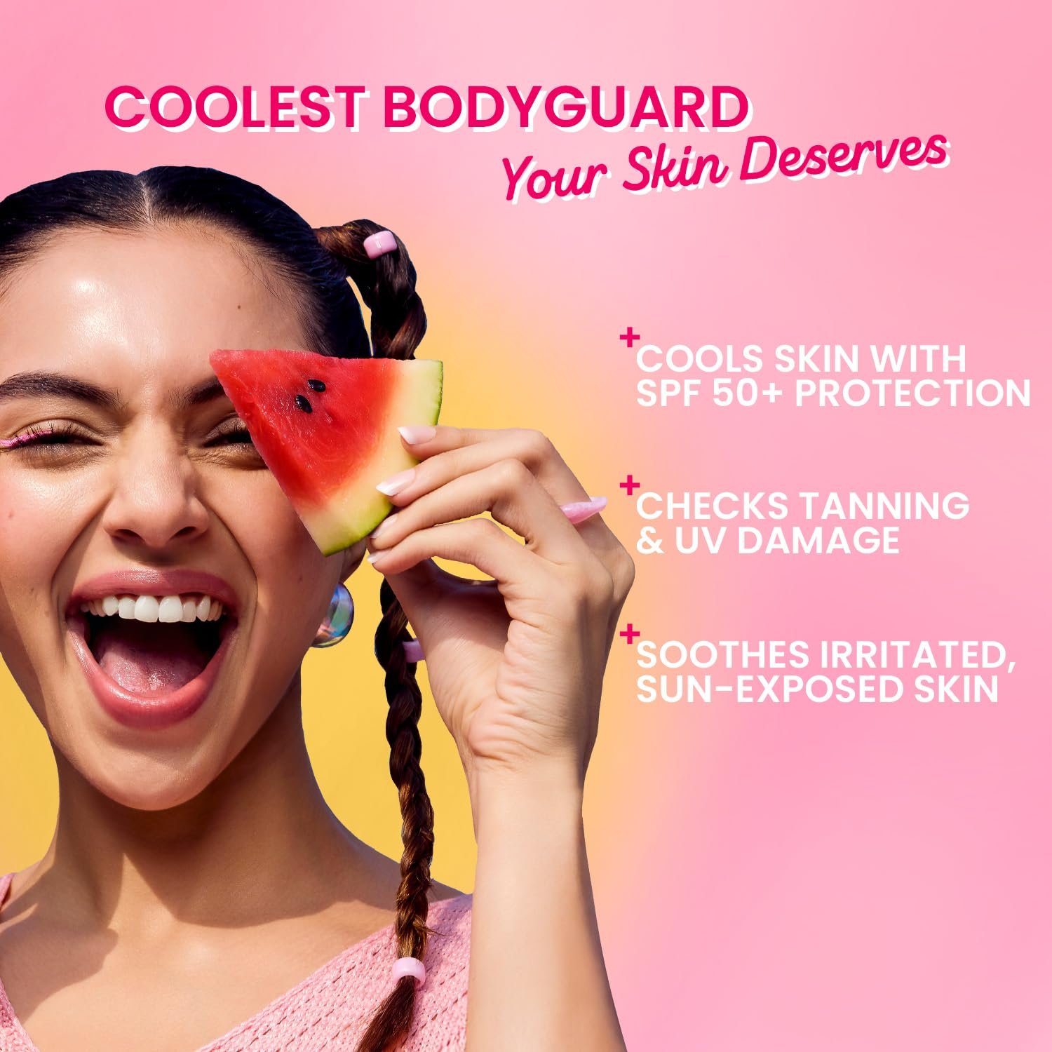 DOT & KEY Watermelon Cooling Sunscreen Body Spray Spf 50 Pa+++ For All Skin Types - 110Ml thumbnail