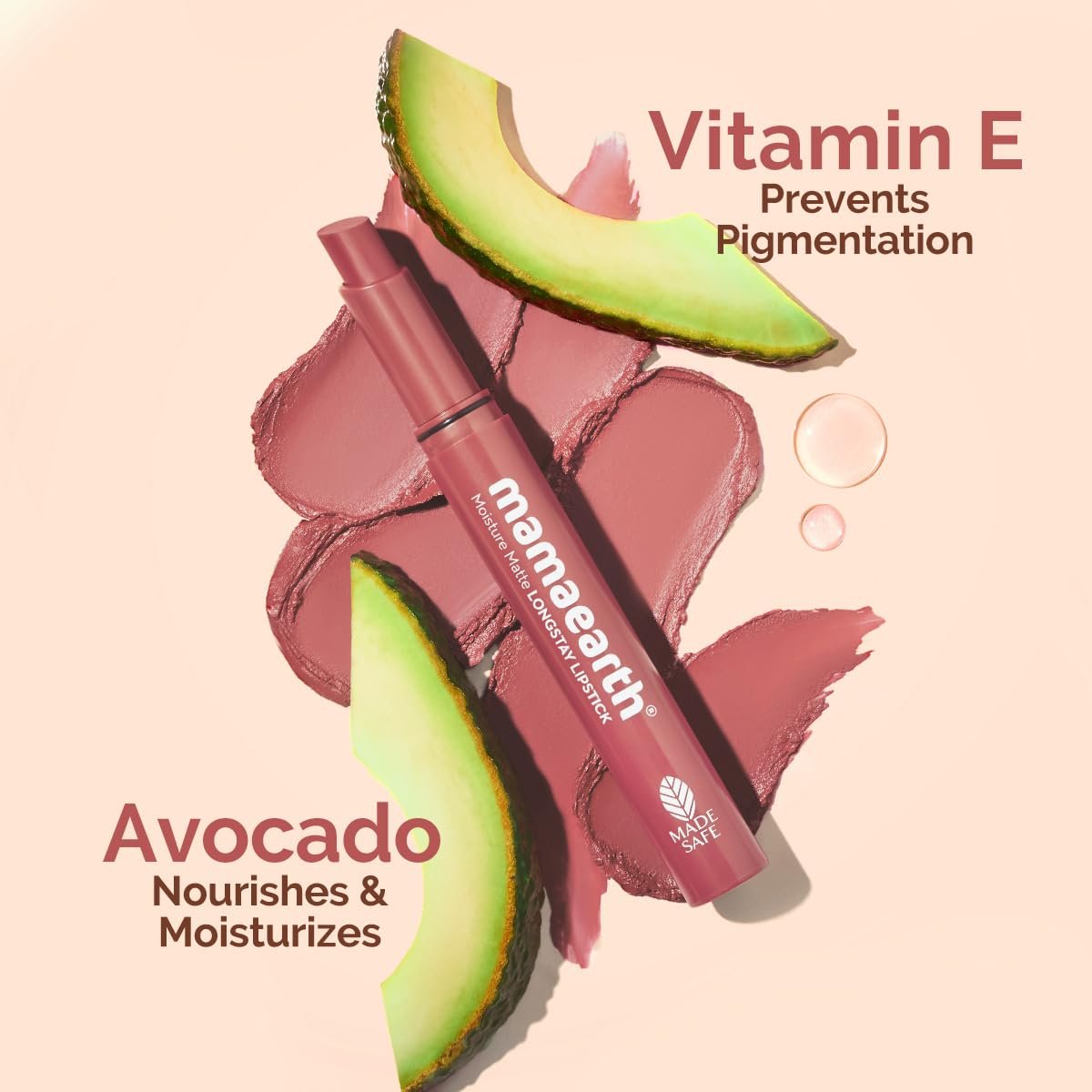 Mamaearth Moisture Matte Longstay Lipstick / 2 g thumbnail