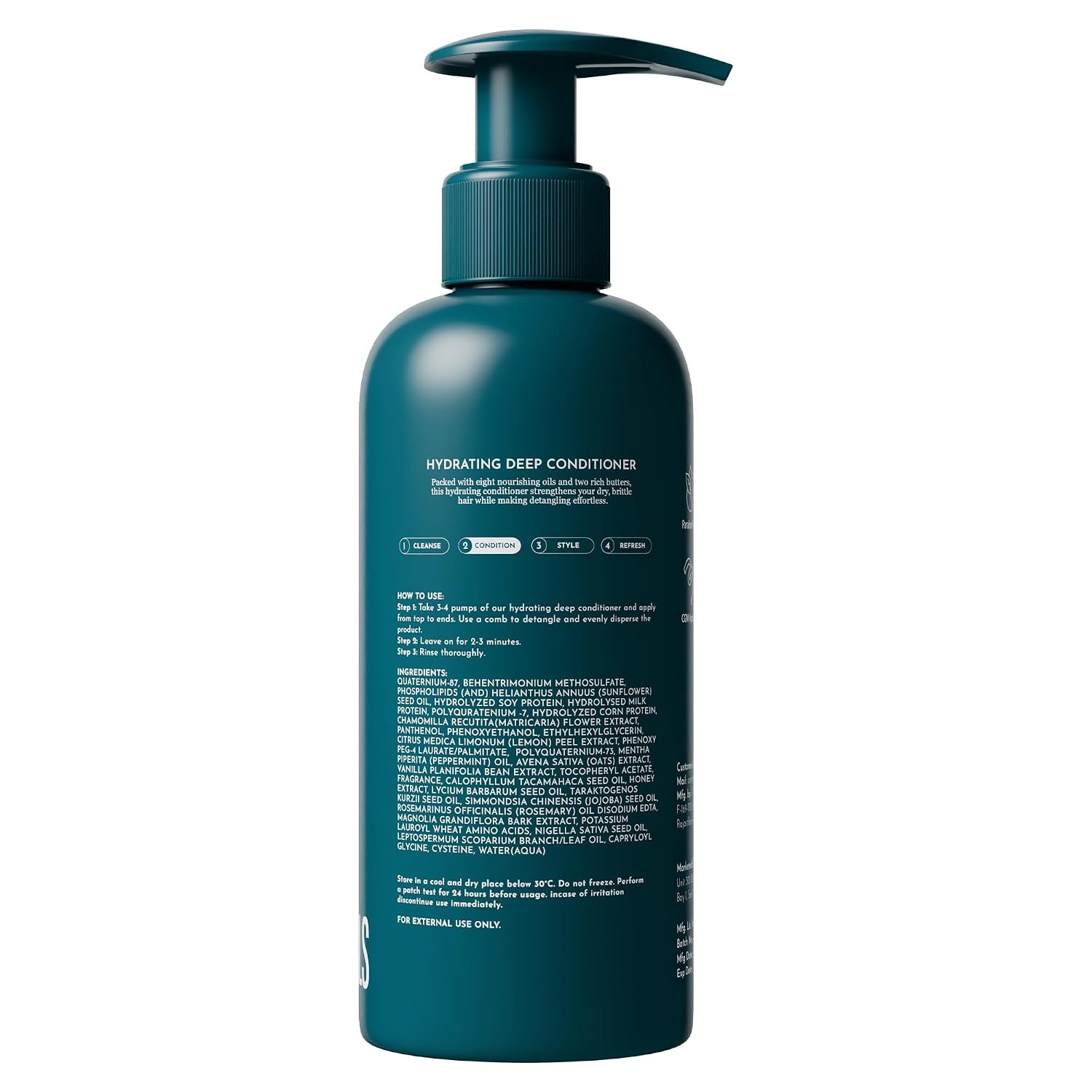 Fix My Curls 3-in-1 Deep Conditioner for Intense Moisture| Curl Enhancer & Activator| Hair Repair With Mango Butter & Honey| Silicone-Free, Sulphate-Free, Suitable for All Hair Types (200ml) thumbnail