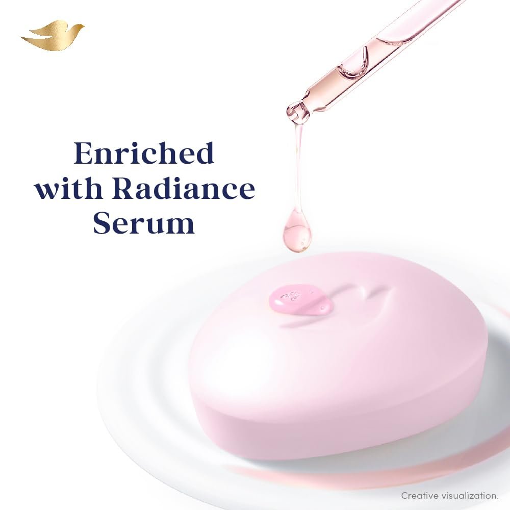 Dove Serum Bar | with Radiance Serum | Pink Radiance | 375g (125g x 3) thumbnail