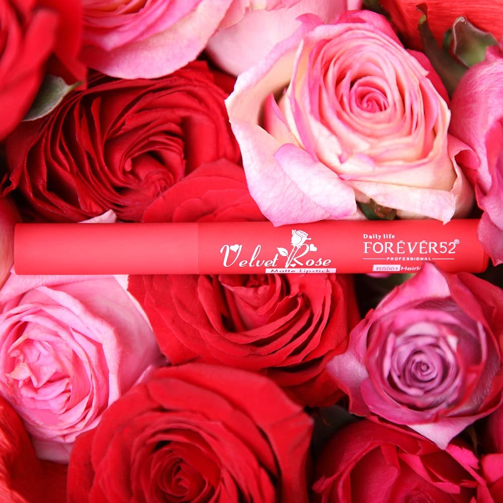 Daily Life Forever52 Velvet Rose Matte Long-Lasting Crayon Lipstick (Enriched With Rose Oil) - Hydrating Bold Lip Color With Silky Finish Look -Heirloom | Reds thumbnail