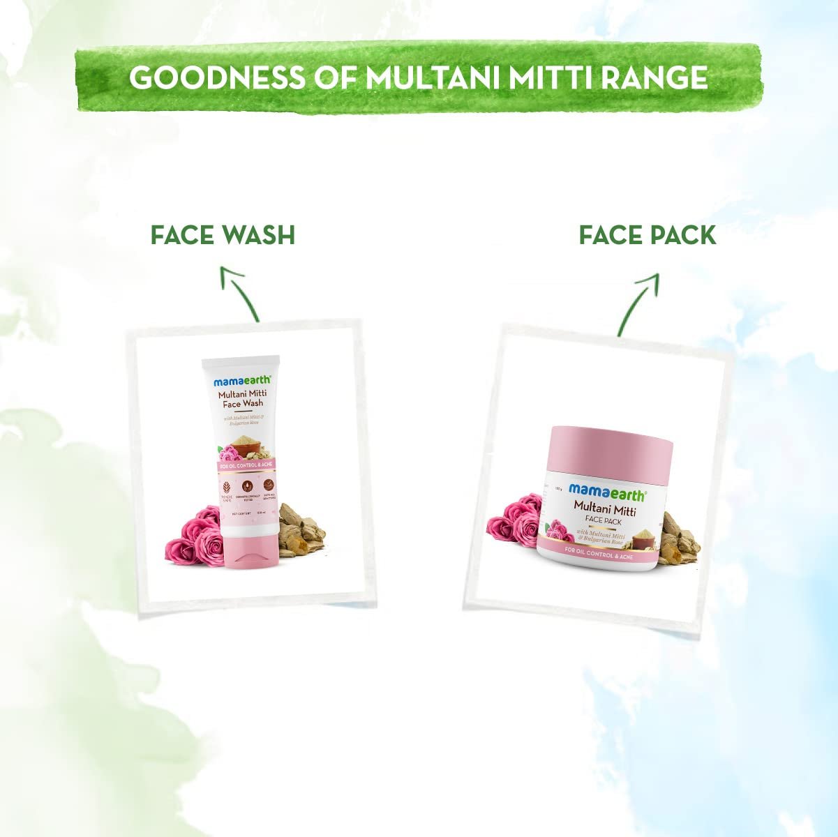 Mamaearth Multani Mitti Face Wash  100ml thumbnail
