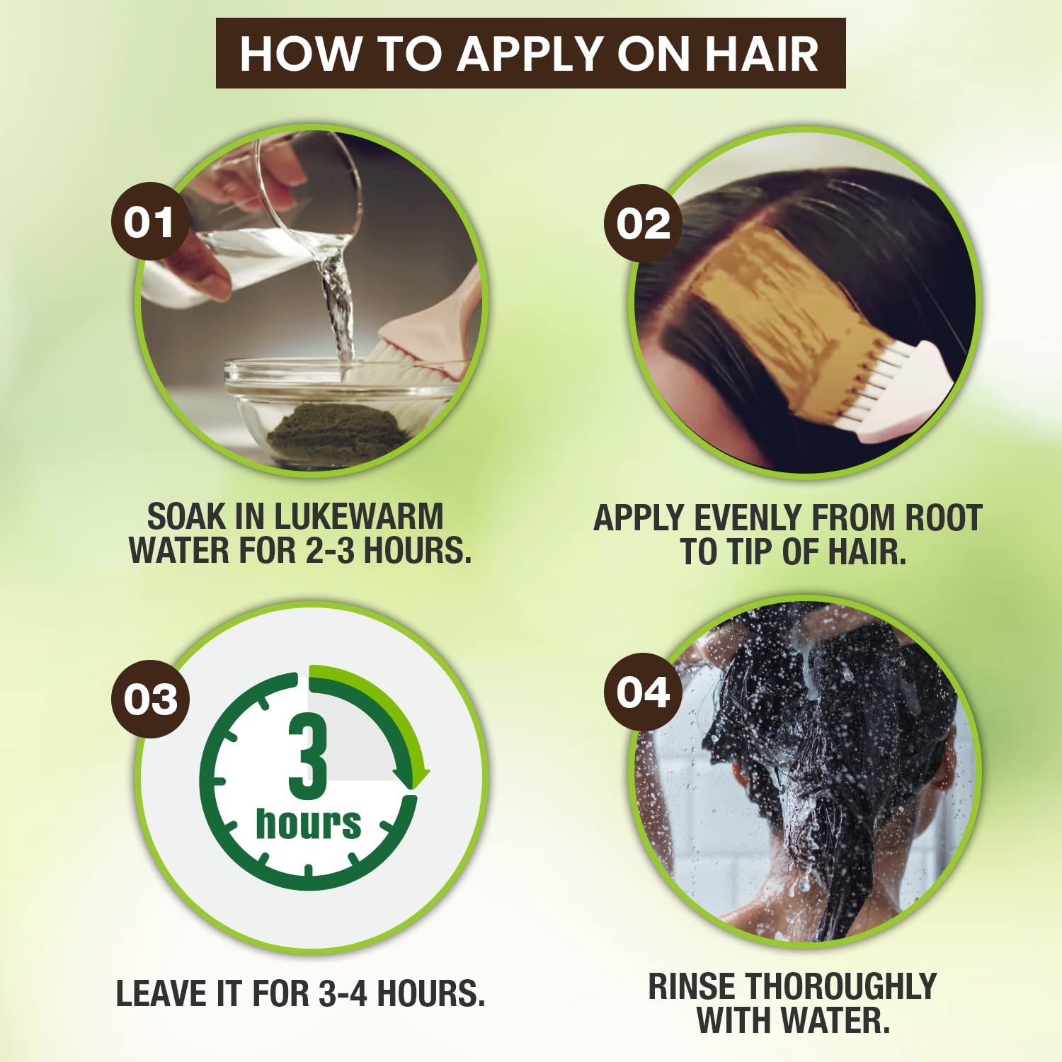 Godrej Nupur 100% Pure Henna Powder for Hair Colour (Mehandi) | for Hair, Hands & Feet (500g) thumbnail