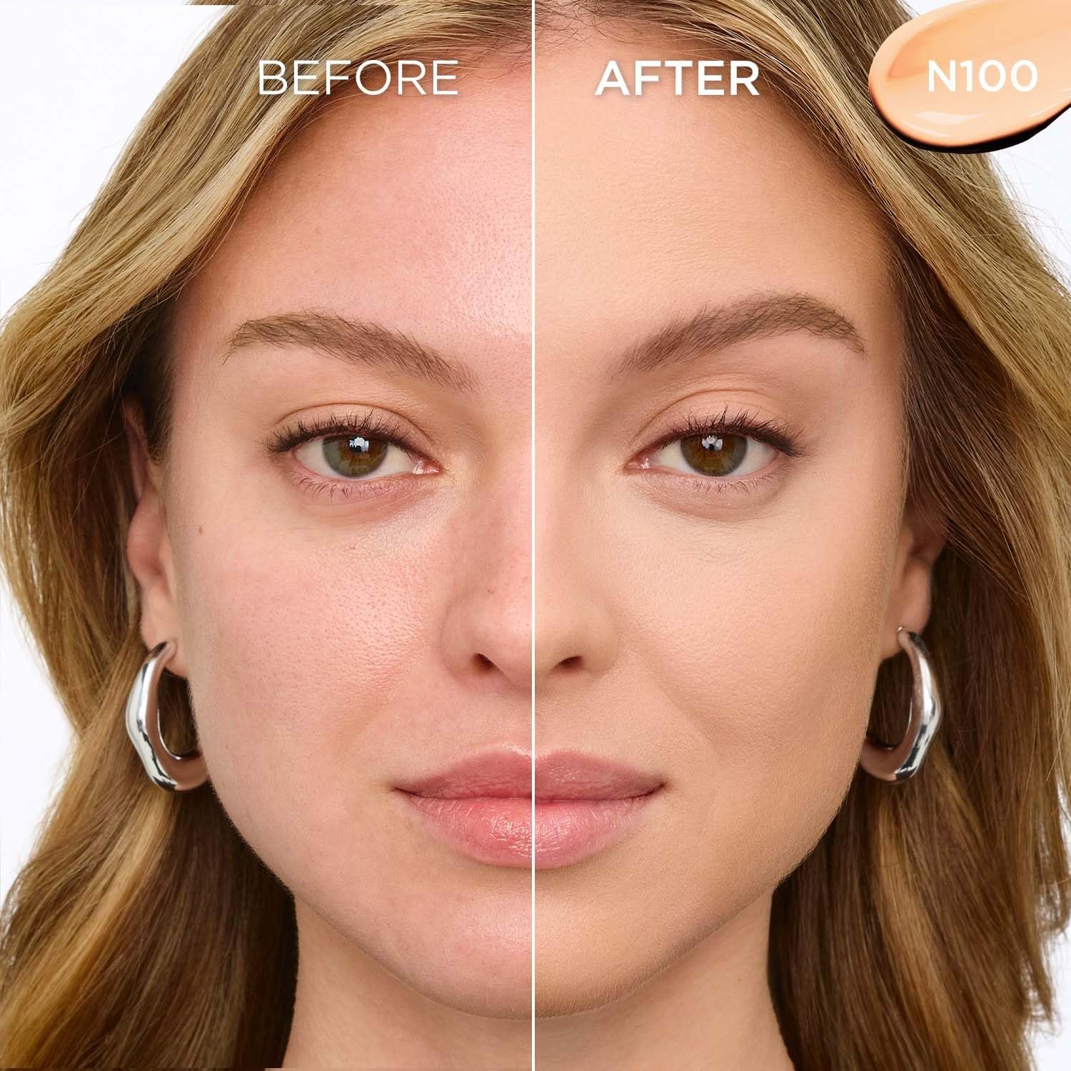 L'Oreal Paris Infallible 24H Cushion Foundation, No Oxidation, N100 24H Longwear Matte Cushion Foundation, High Coverage, Lightweight Air-Wear Formula, No Oxidation, SPF 25 Protection thumbnail