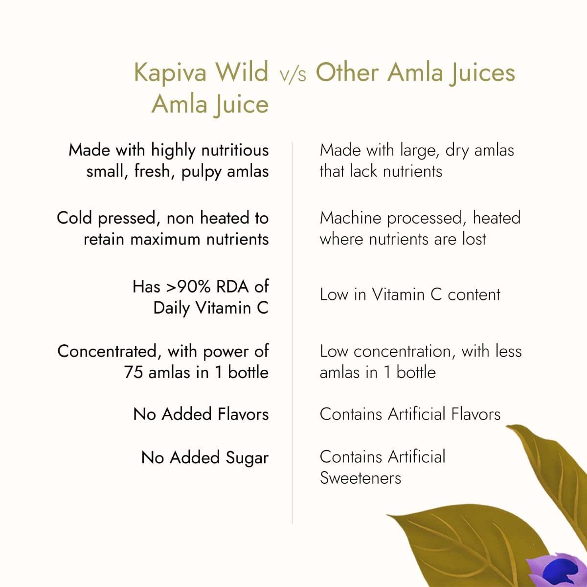 Kapiva Wild Amla Juice (1L) | Suitable for Healthy Hair & Skin | Natural Source of Vitamin C | Organic & Natural Juice Made with Cold Pressed Amla from Pratapgarh | No Added Sugar thumbnail