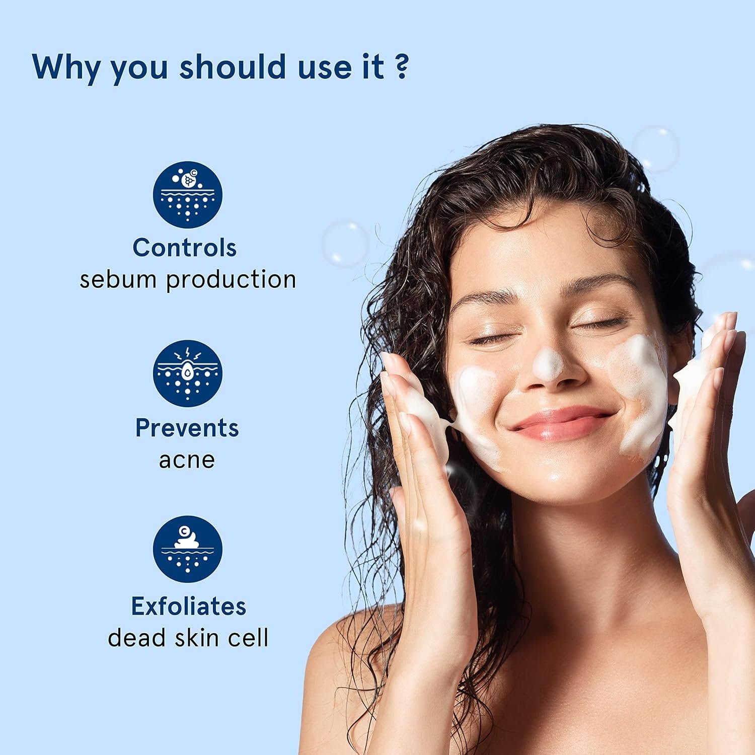 Be Bodywise 1% Salicylic Acid Oil Control Face Wash For Acne & Pimples Acid Reduces Excess Oil Exfoliates Paraben & Soap Free, 120ml thumbnail